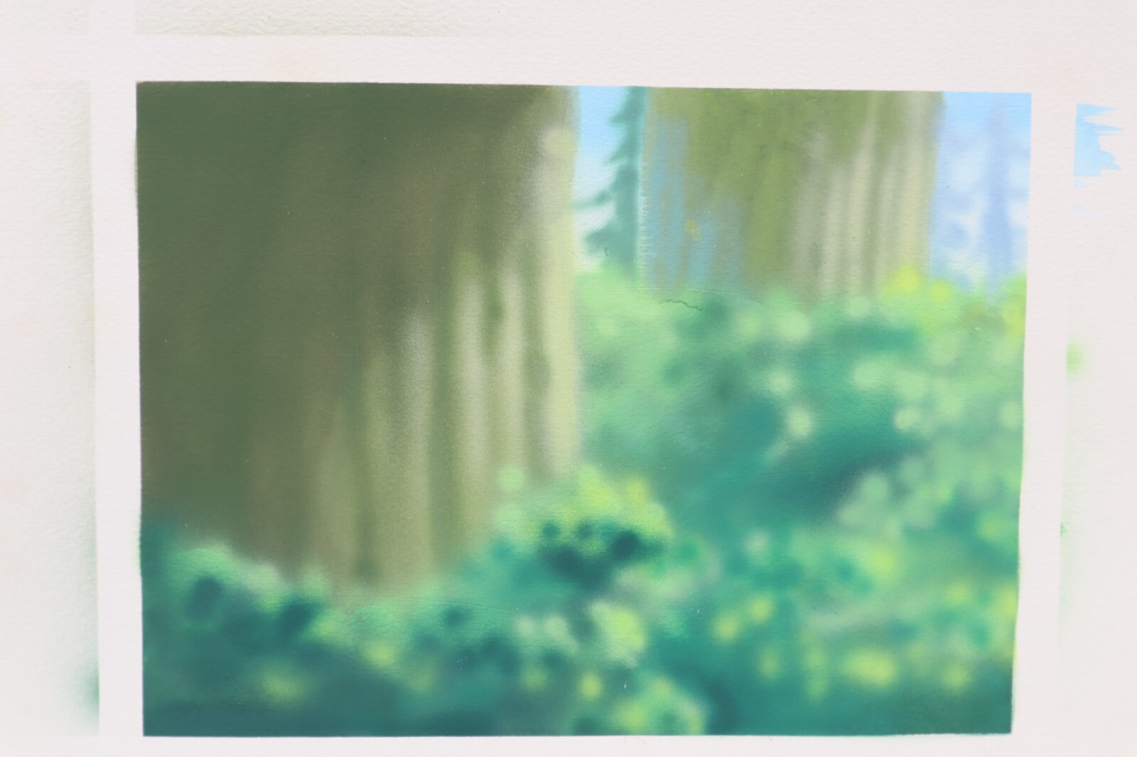 Original Hand Painted Animation Production Background (227-42)