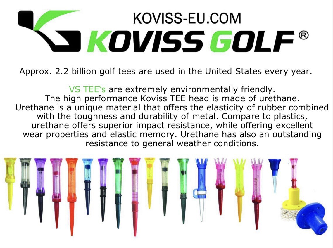 KOVISS Velocity Spring Golf Tees VS101