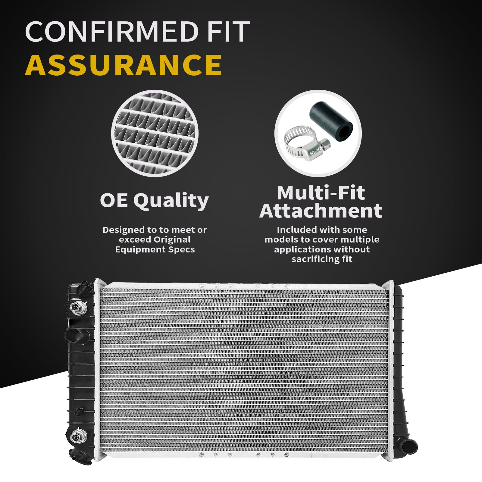 Radiator Compatible with EXPLORER 4.0L V6;1995-2000, CU2137