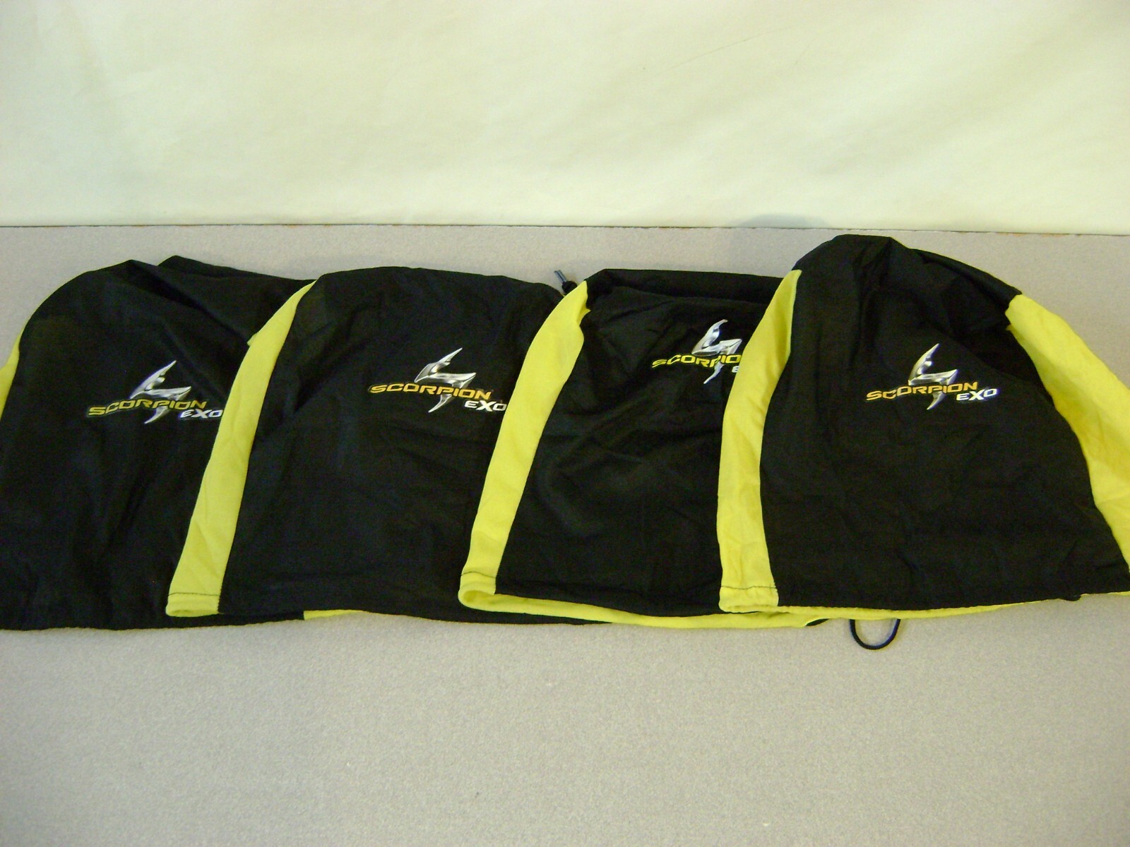 x (4)  Scorpion EXO  Helmet Bag Black   Lot of 4   Free Shipping