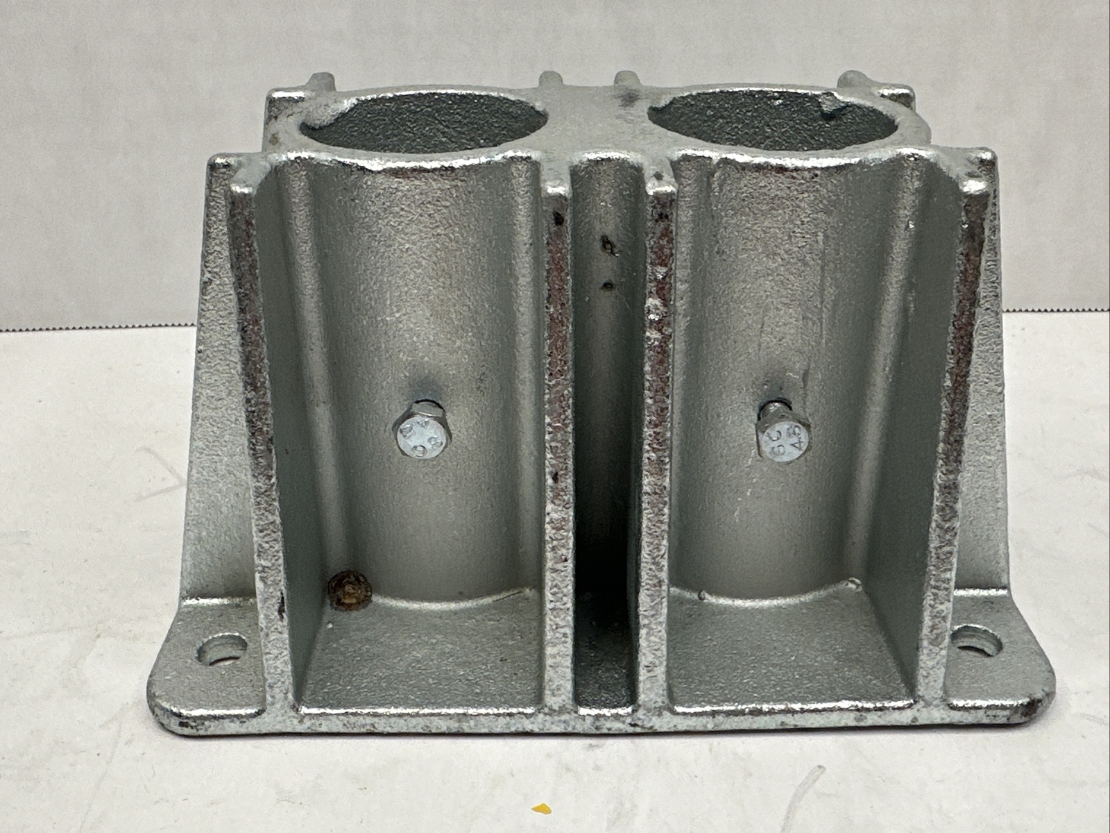 Mounting Bracket Pedestrian Barrier Double Socket Floor Base Mount