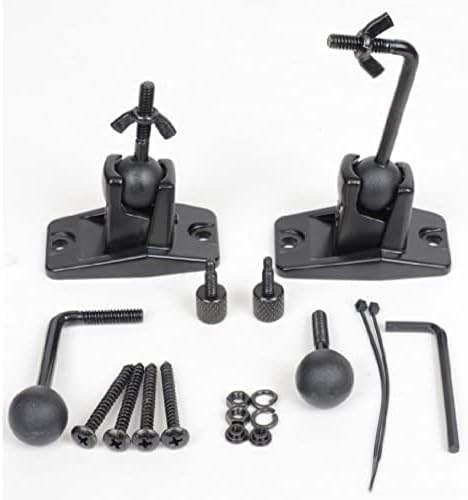 Speaker Wall Ceiling Mount Bracket One Pair for Universal Satellite, Fits Keyhol