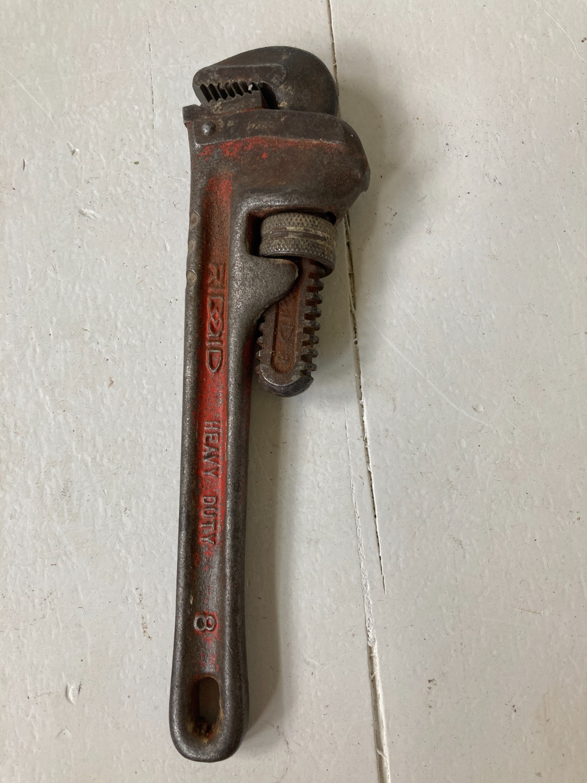 Ridgid 8" Heavy Duty Pipe Wrench Alloy Steel RIDGID Made In USA