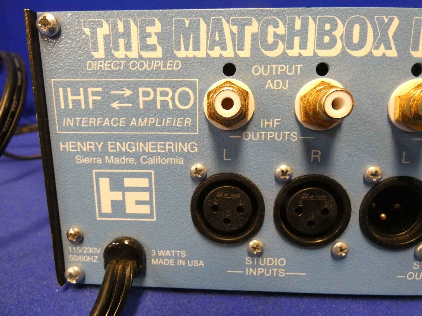 Henry Engineering The Matchbox II IHF Pro Interface Amplifier
