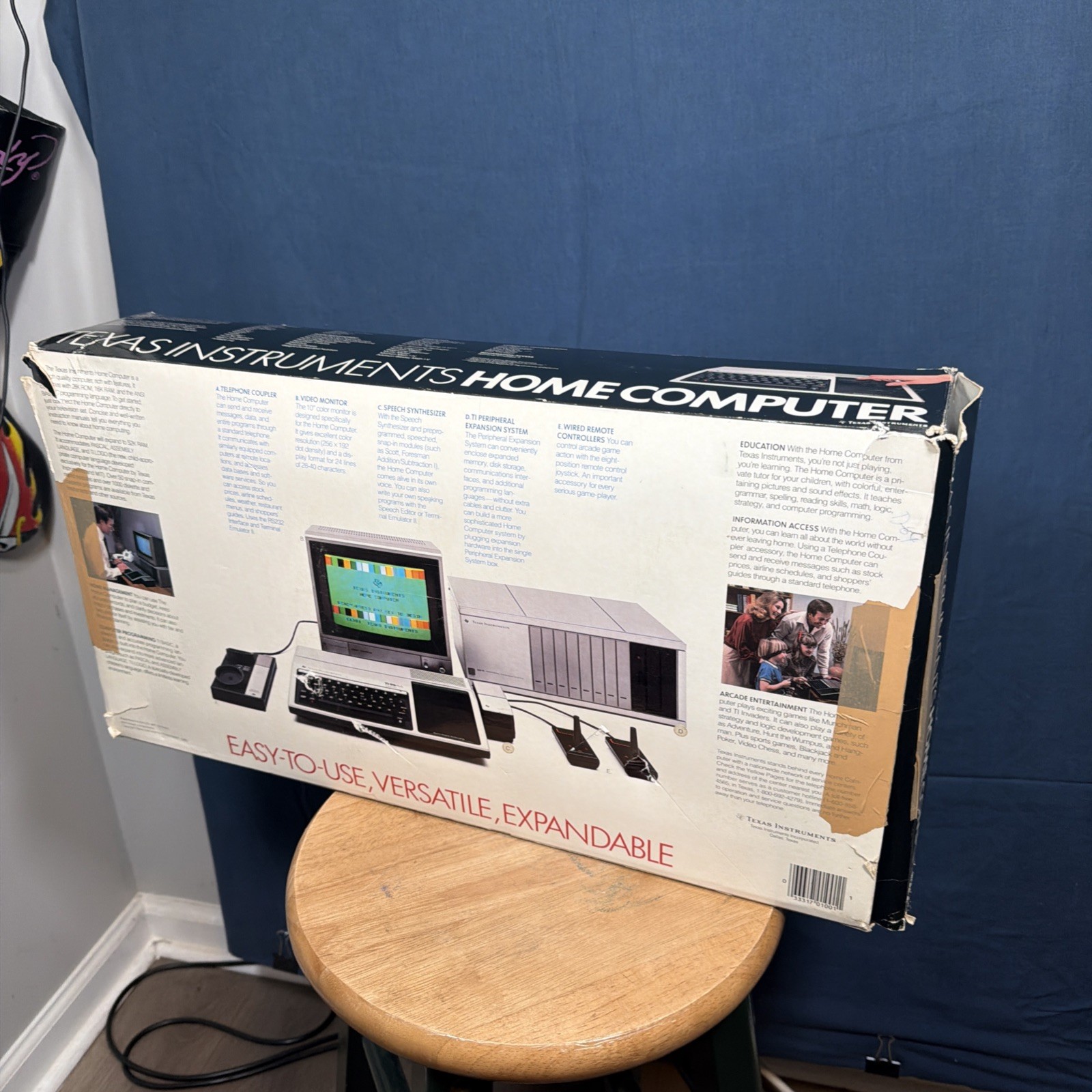 Vintage Texas Instruments TI 99/4A Home Computer System In Box Never Used