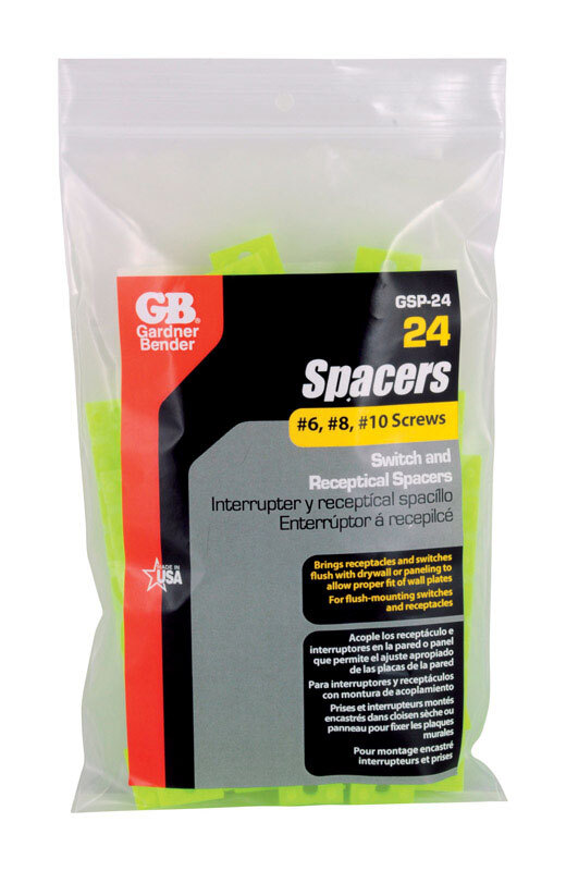 Gardner Bender GSP-24 Flame Resistant Electrical Box Quick Fix Spacer 4 in.