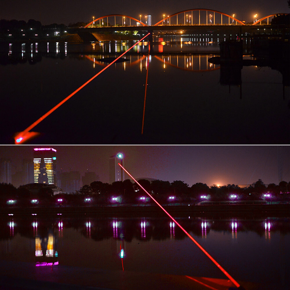 LMRO1 Adjustable Focus 650nm Laser Pointer Pen Red Light Visible Beam
