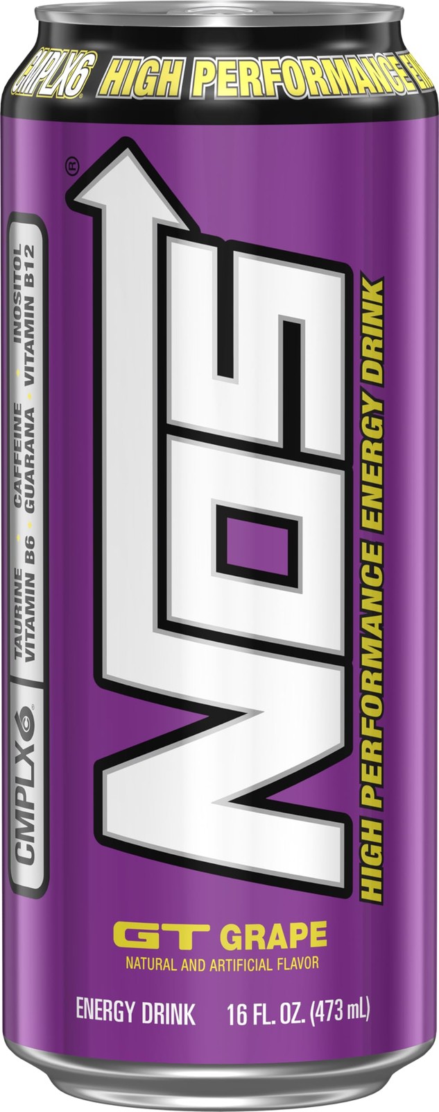 NOS GT Grape: High Performance Energy Drink. 16 Fl oz 15 Pack