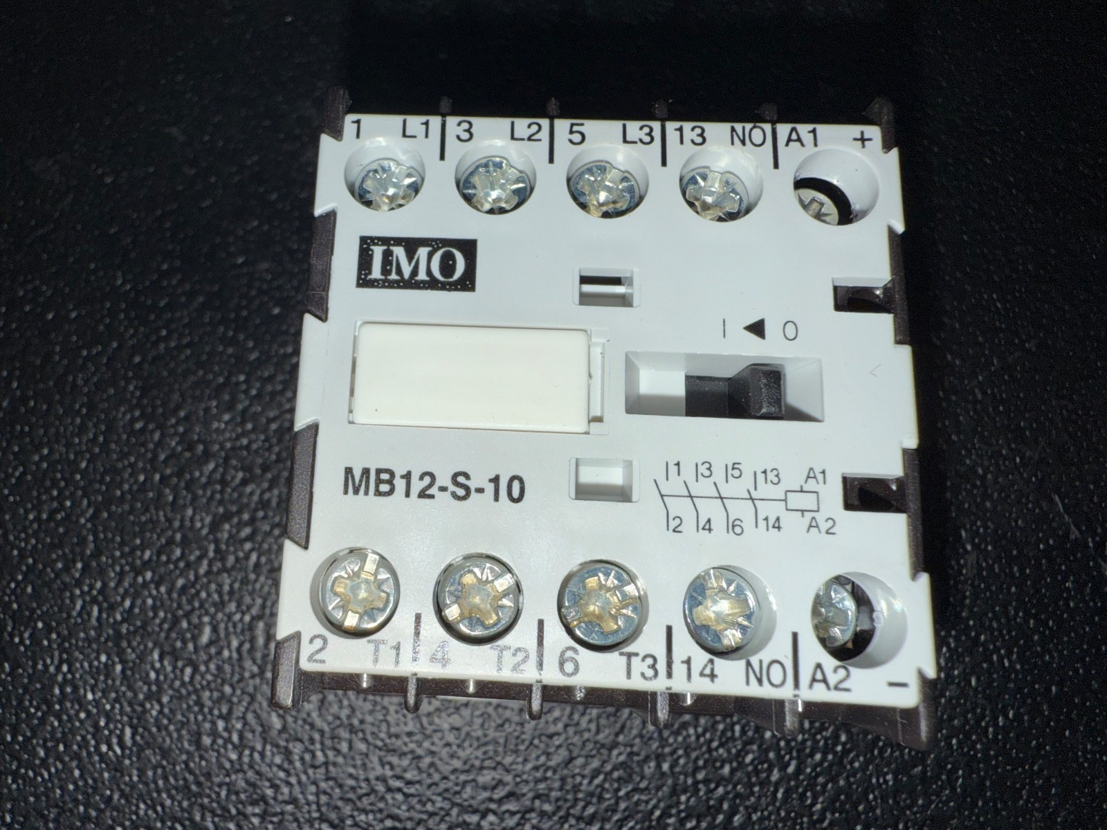 IMO MB12-S-10 Minature Contactor 4 N.O. 12V Coil Free Shipping.