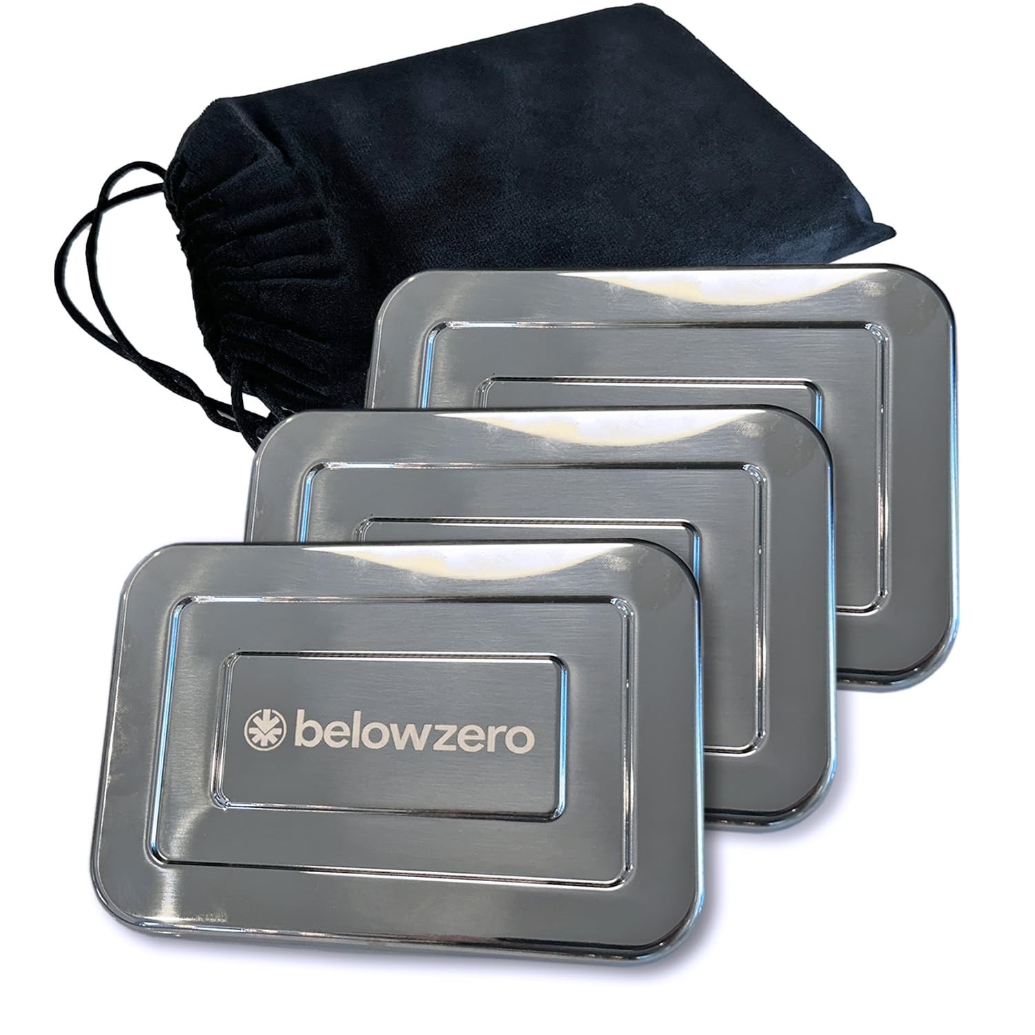 Below Zero Deluxe Stainless Steel Reusable Cooling Pack | Durable Ice Pack La...