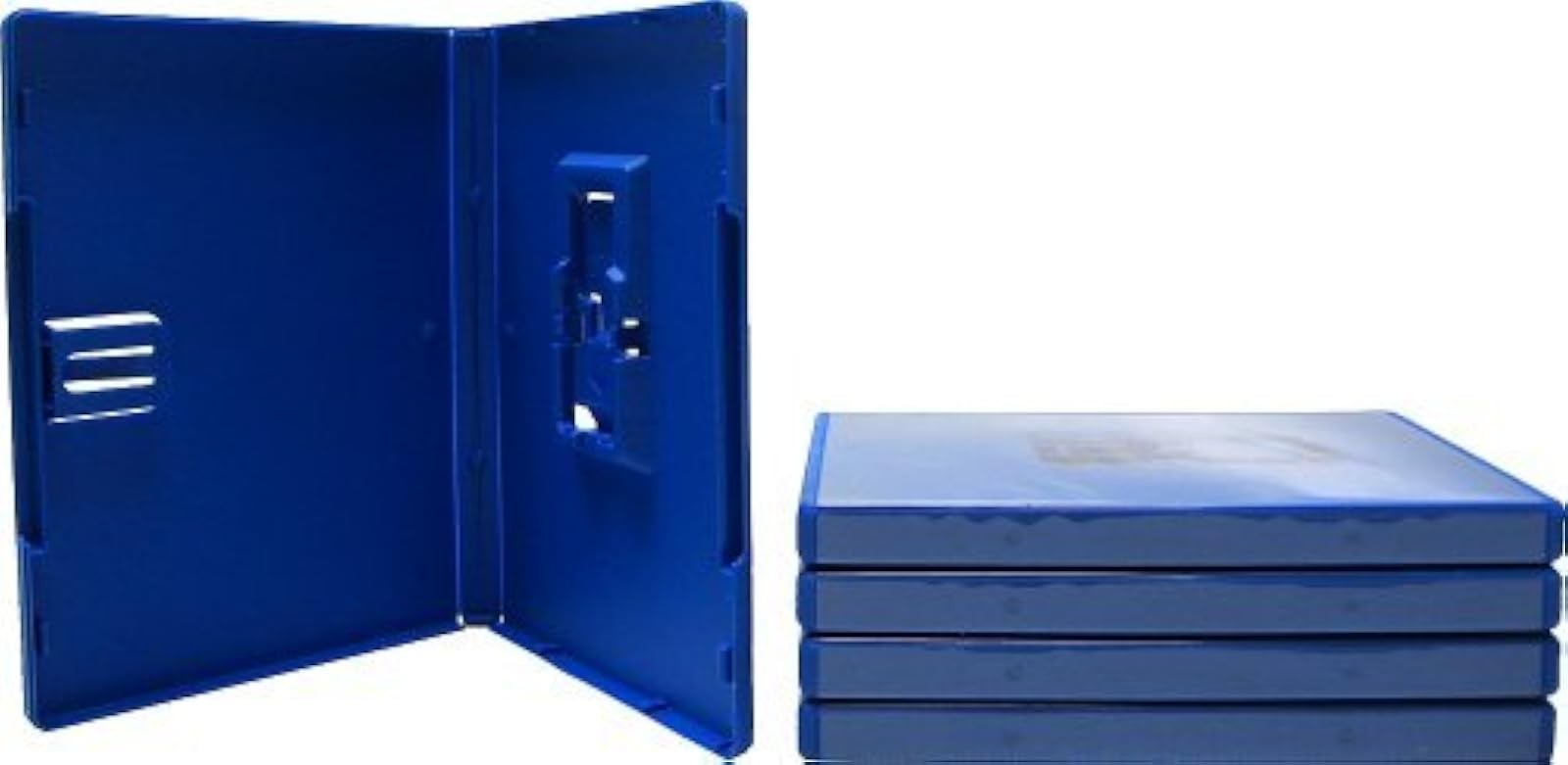 Ps Vita Lot Of 5 Empty Blue Replacement Cases For PlayStation Vita Games 6Z