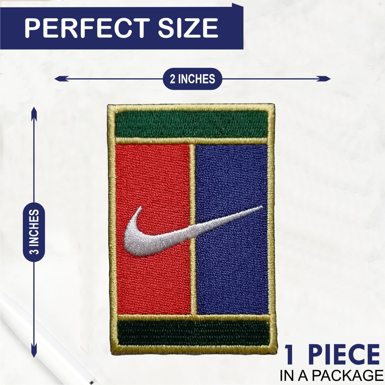Tennis Sportswear Brand Logo Iron On Patch - Sew Patch - Embroidered Patch