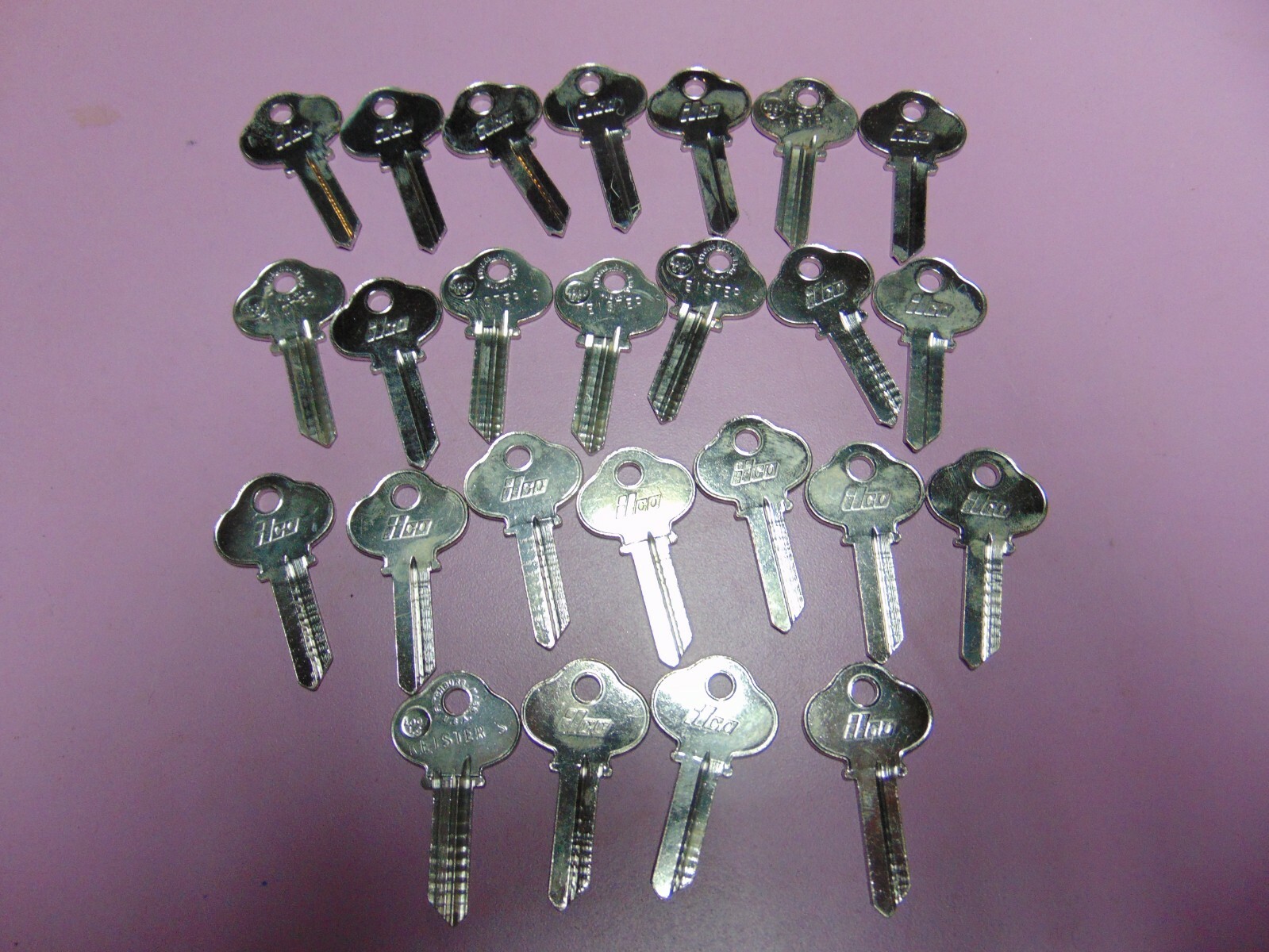 25  KEYS    SARGENT  LC   5   PIN KEYS BLANKS UNCUT       LOCKSMITH