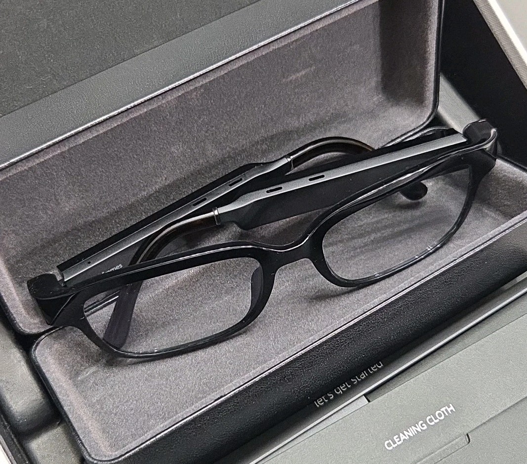 Amazon Echo Frames 1st Generation New Open Box Black Rectangle Smart Glasses