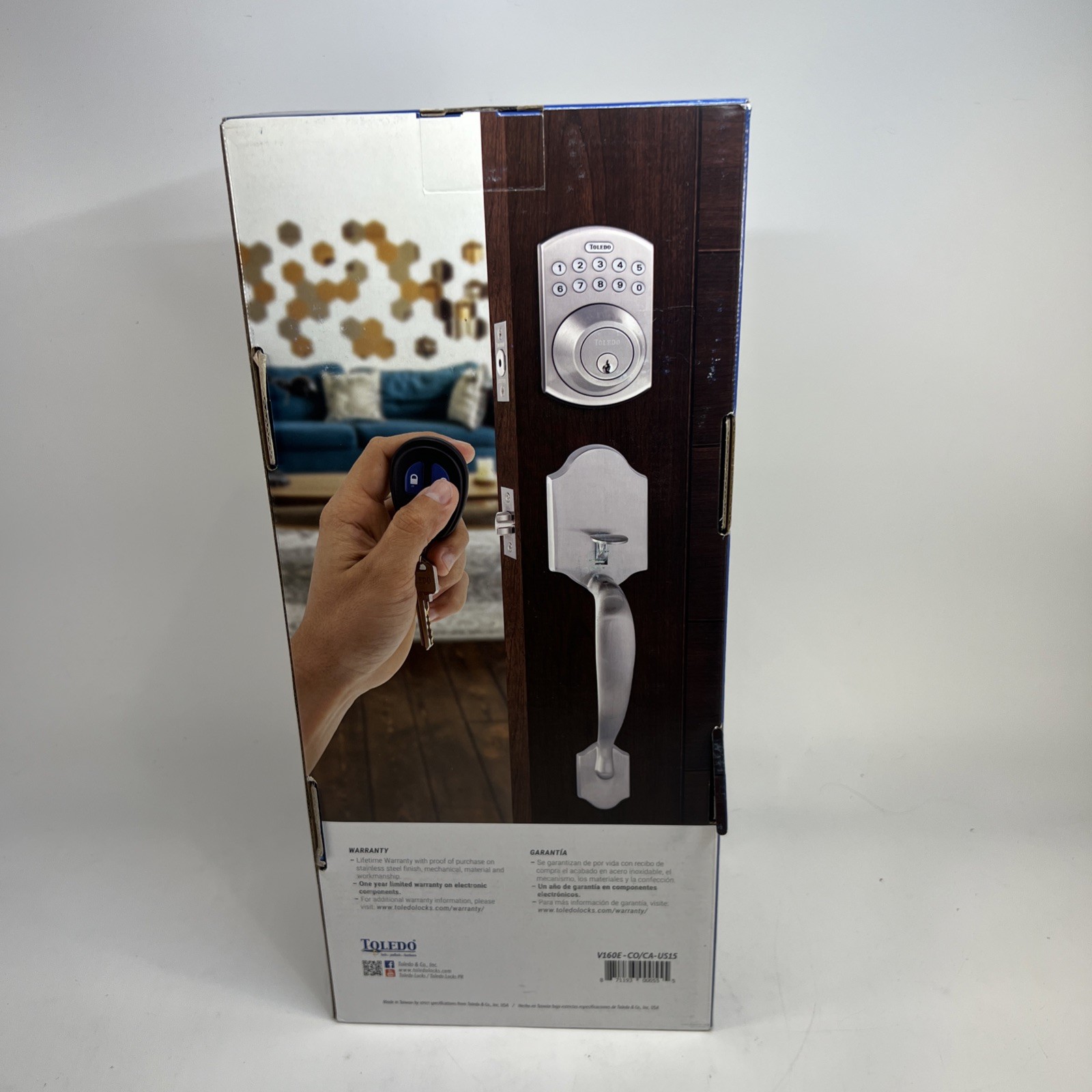 Toldeo Door Lock Electronic Handle Set Deadbolt Keyless Keypad Lever Security