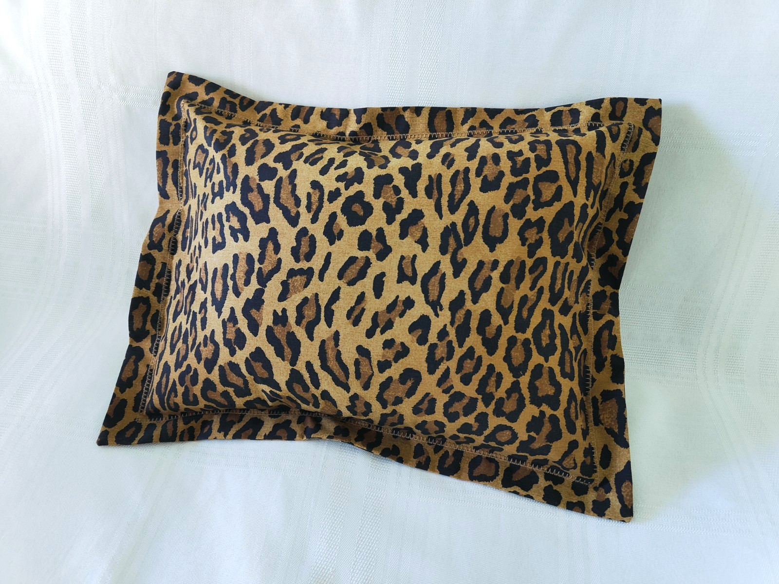 RALPH LAUREN ARAGON LEOPARD One TOSS PILLOW Cover Sham (12x16 inch) New