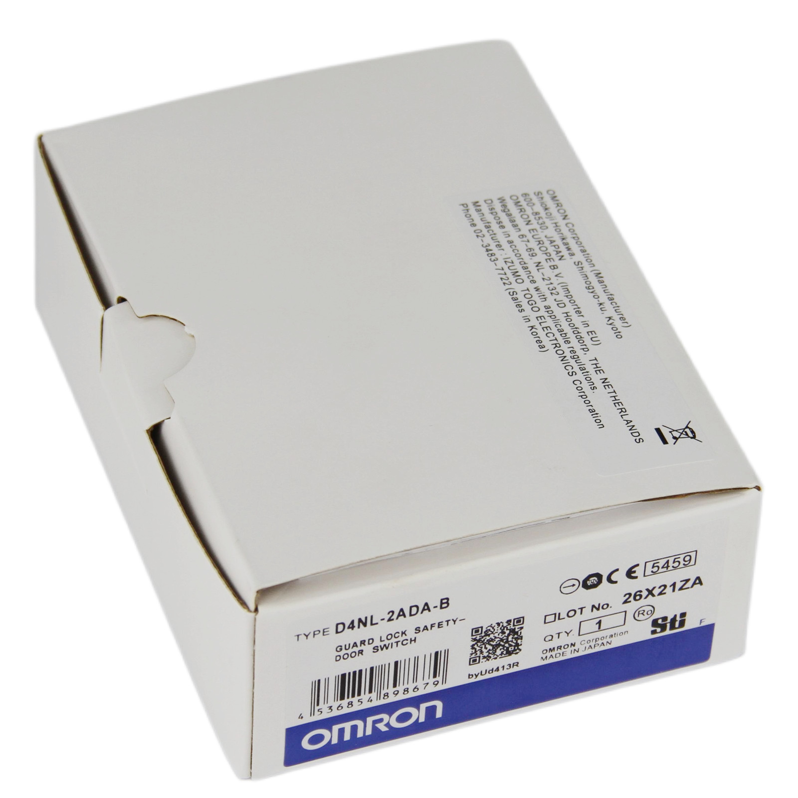 NEW Omron D4NL-2ADA-B Guard Lock Safety Limit Switch