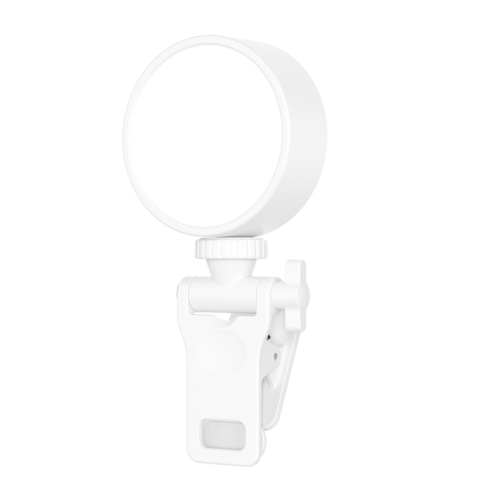 1pc Phone Ring Light USB Rechargeable Clip-On Selfie Light 3 Lighting Modes