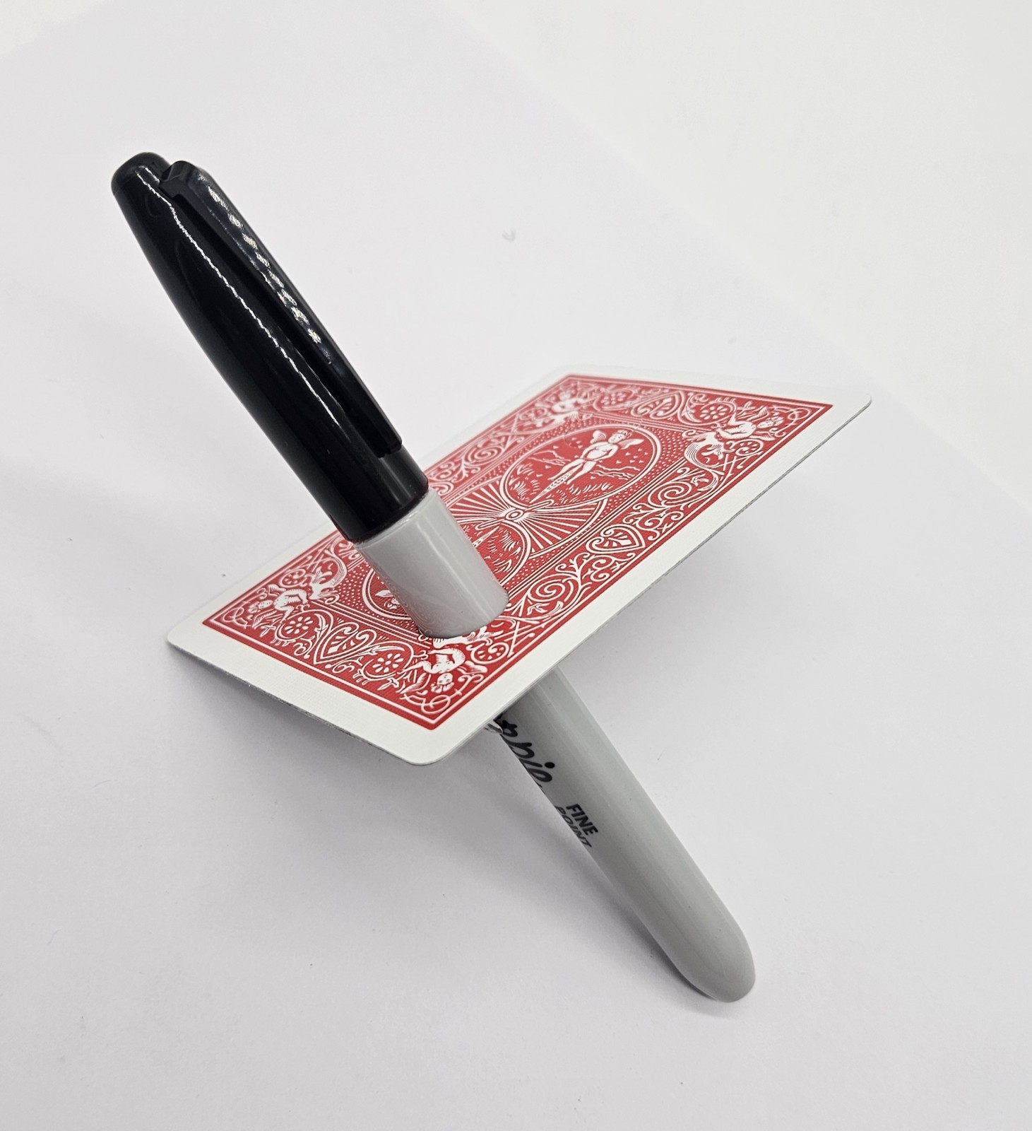 Marker Through Card Trick - Extreme Visual Magic - Easy to Perfom - Blue Edition