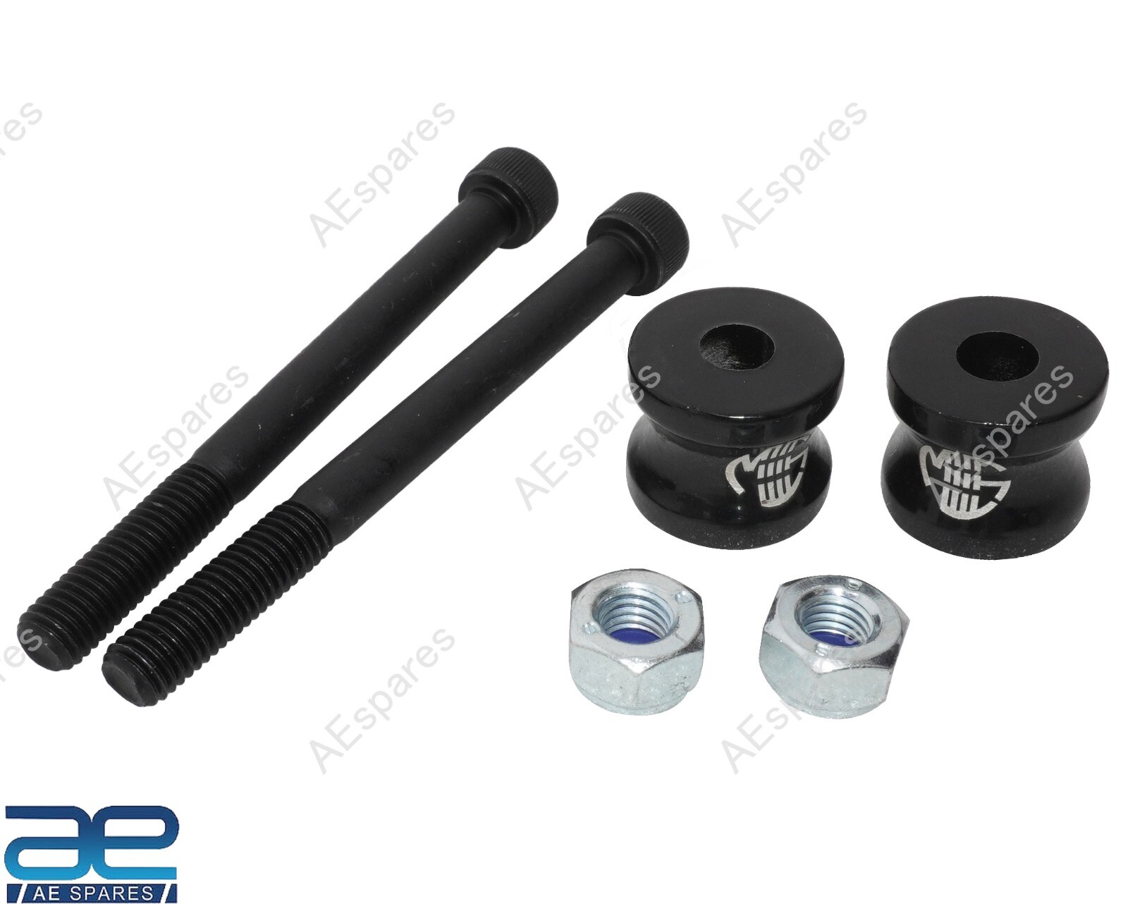Handle Bar Height Riser Set Black Compatible With KTM Duke 200 125 250 390