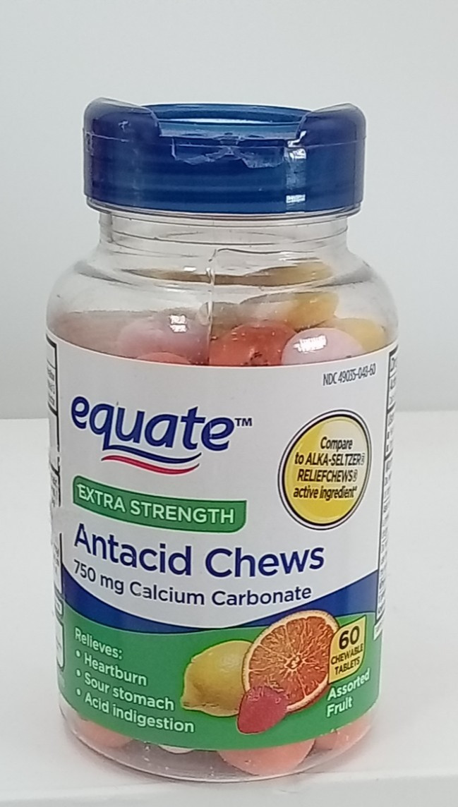 EQUATE ANTACID CHEWS BB DATE 03/2027