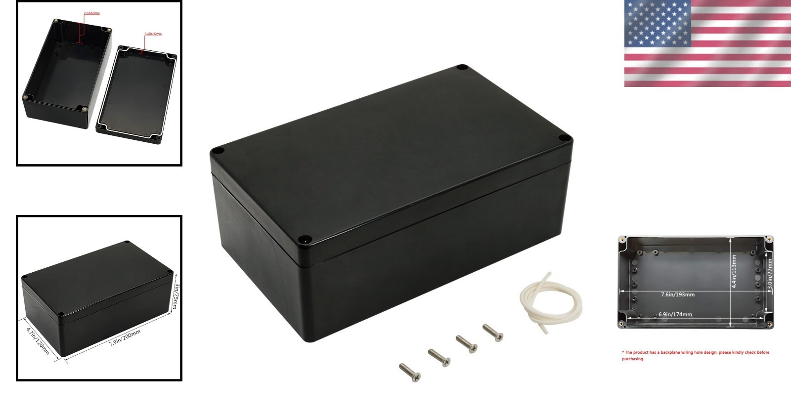 Compact Rated Project Box - Reliable Protection for DIY Electrical Projects