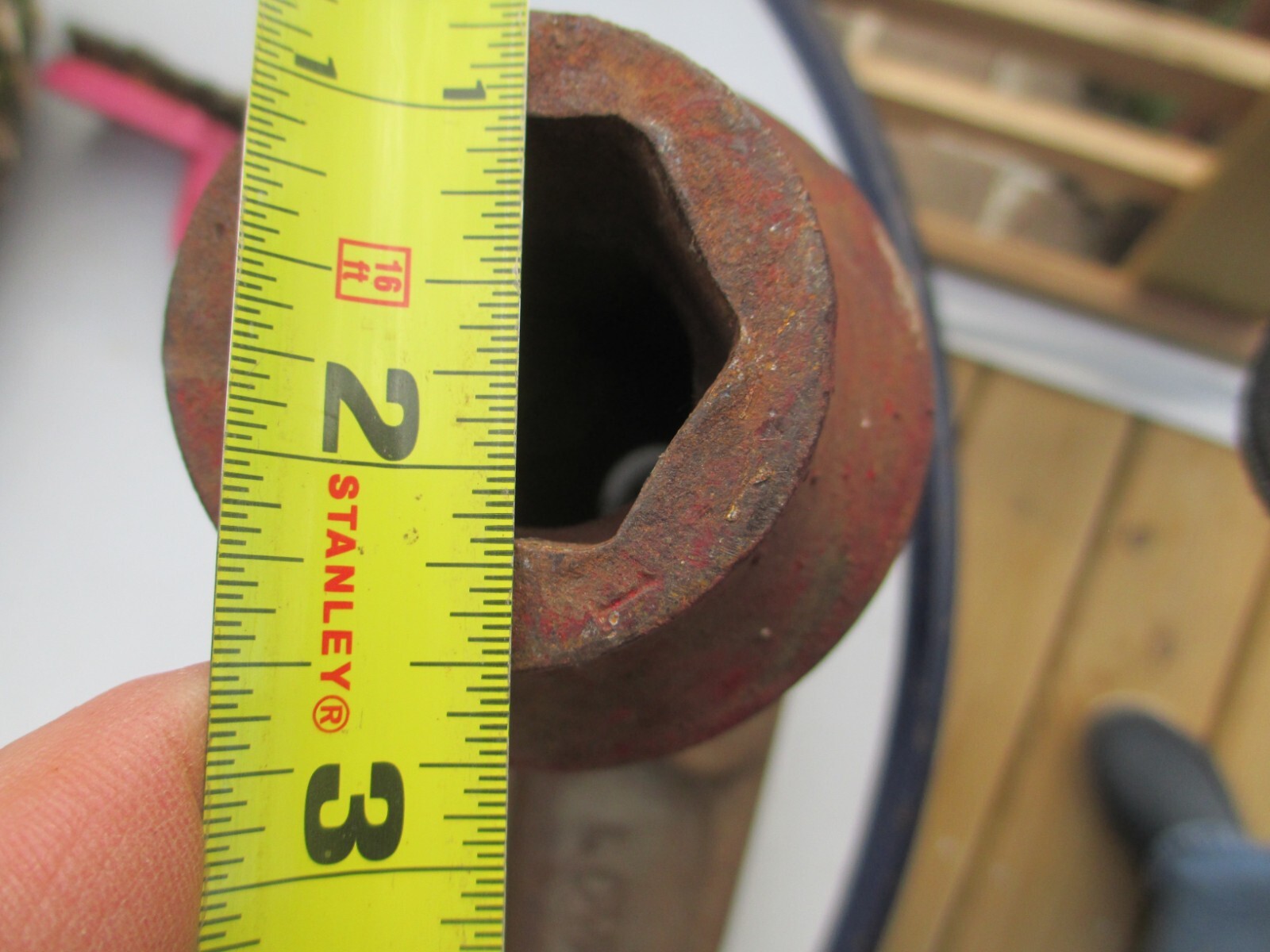 Lowell Wrench No. 54 - 1 1/8" HEX socket ratchet BSMT