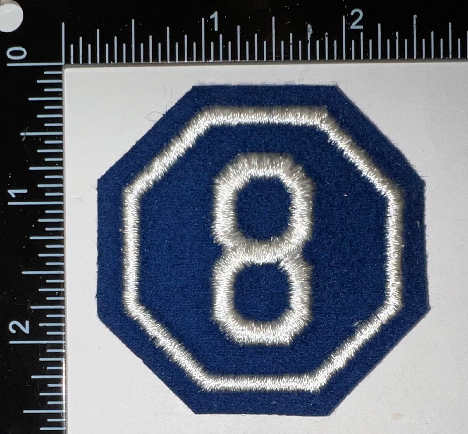 WWII US Army 8th Corps FELT WITH CHEESECLOTH BACKING Patch