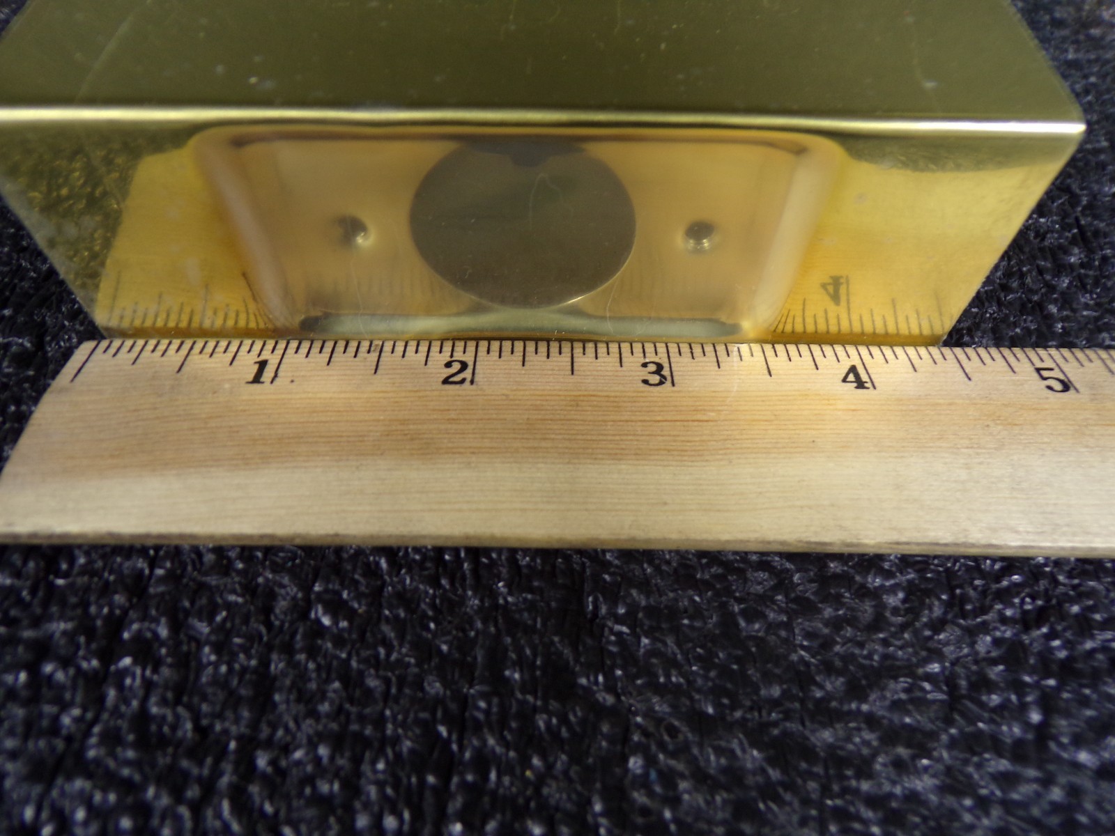 Protector Plate, Brass 1-3/8", Backset 2 3/4" (K)