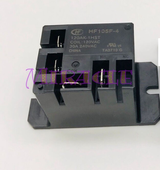 10pc NEW   120VAC 30A RELAYS HF105F-4-120AK-1HST