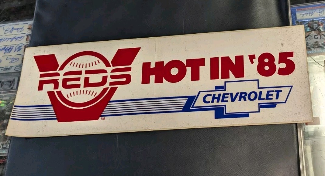 1985 Vermont Reds Chevrolet Bumper Sticker