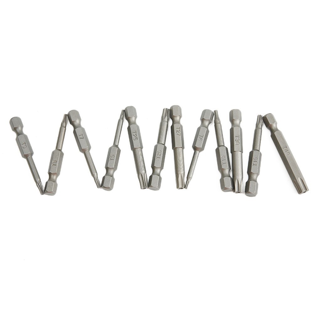 Efficient Tool Kit with Magnetic For Torx Bits Features All Essential Sizes