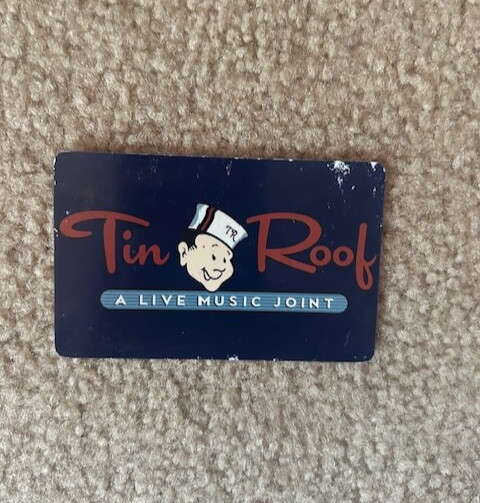 TIN ROOF GIFT CARD - $40.00