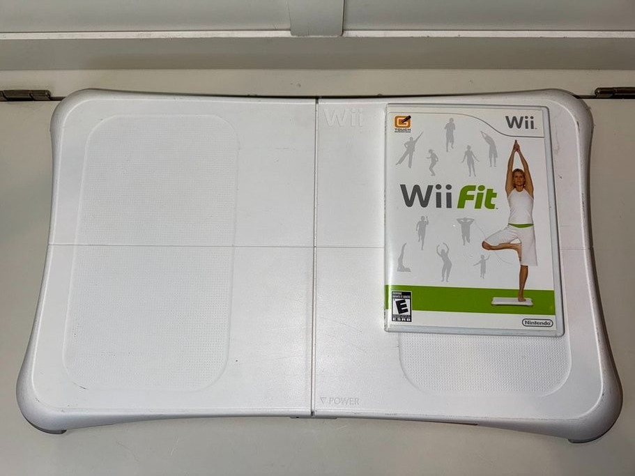 Nintendo Wii Fit Balance Board With Wii Fit  Game Tested