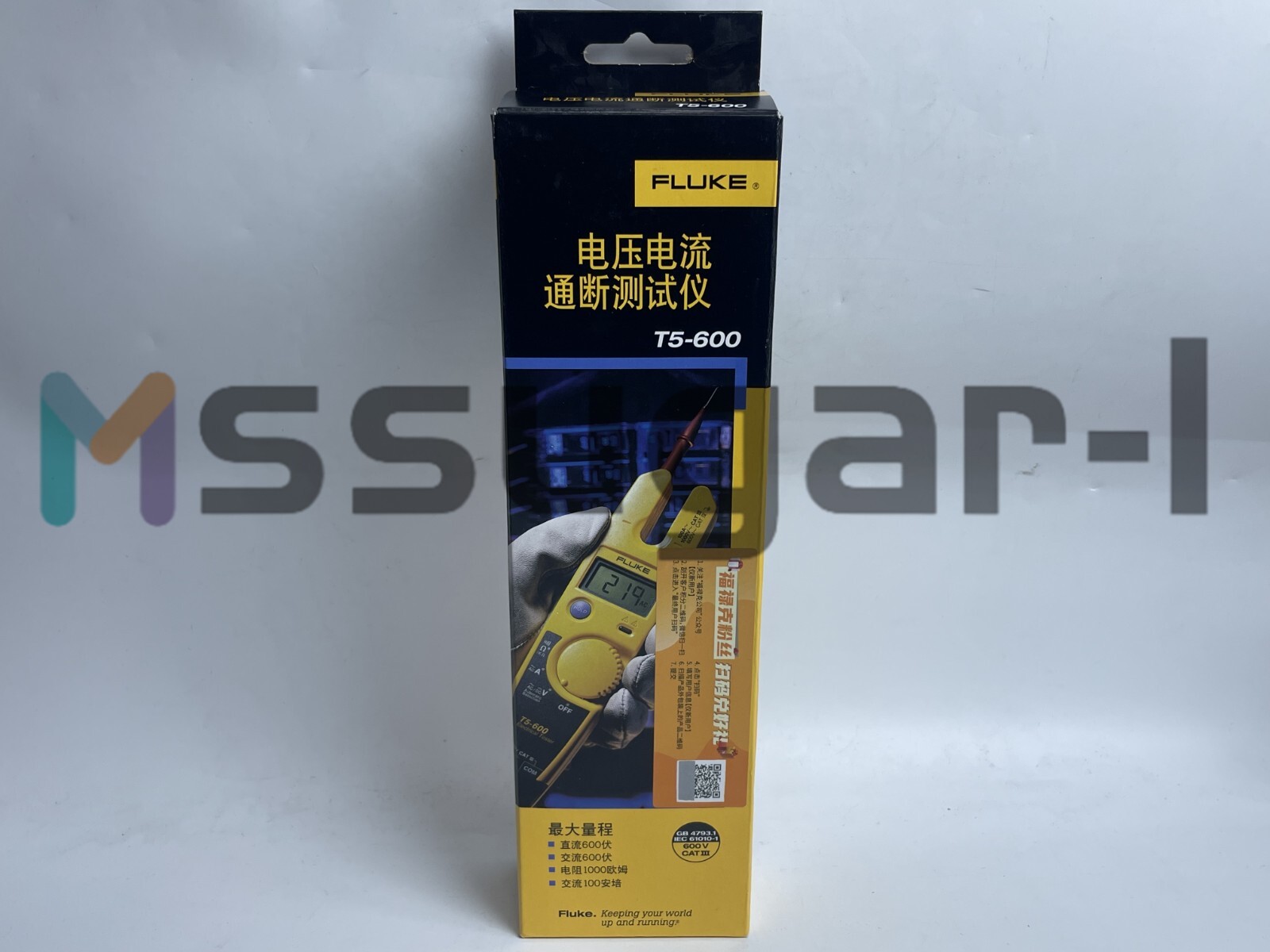 Fluke T5-600 Clamp Meter Continuity Current Electrical Tester #Z