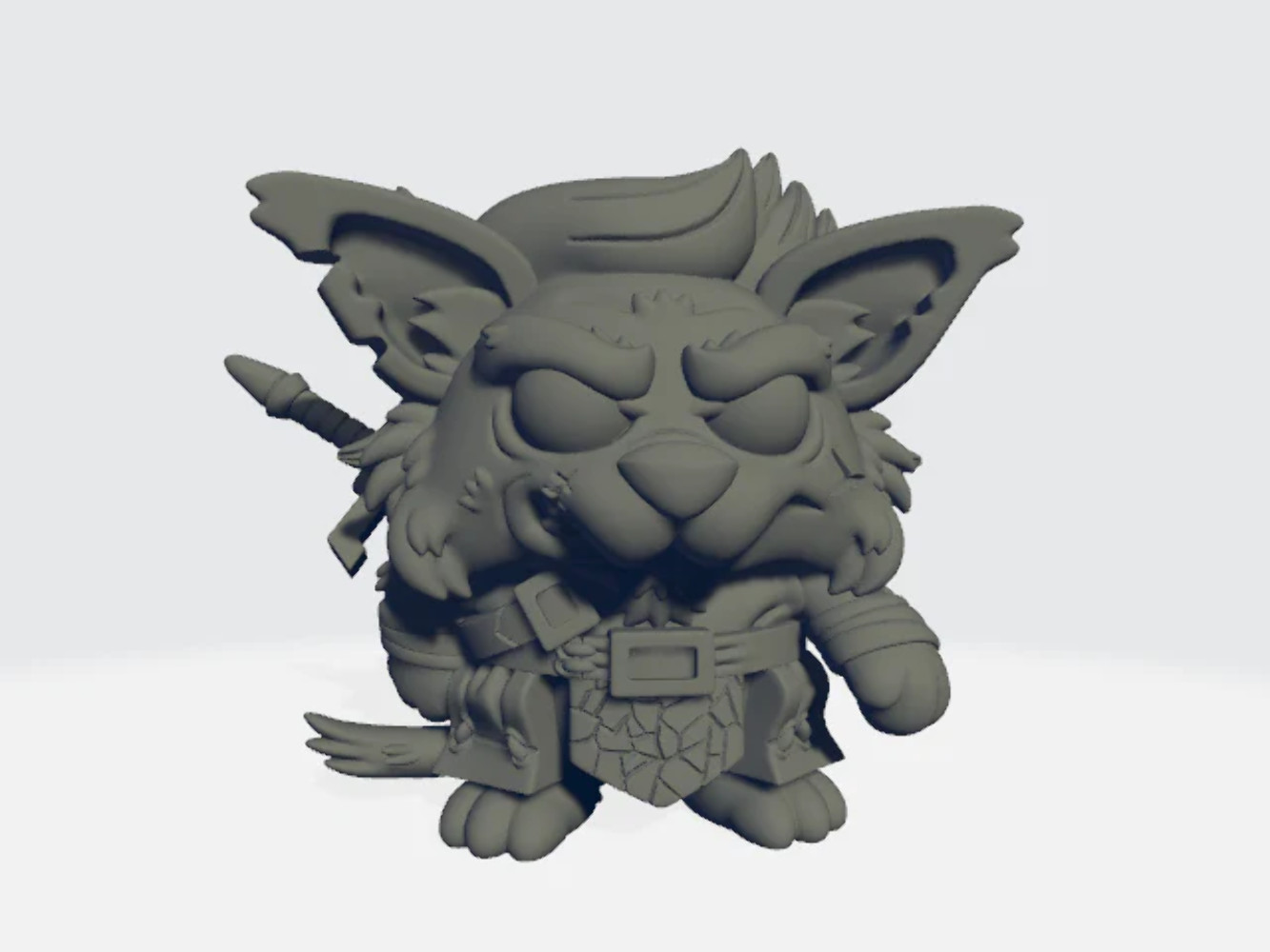 Chibi Tykes - Fighter Dog