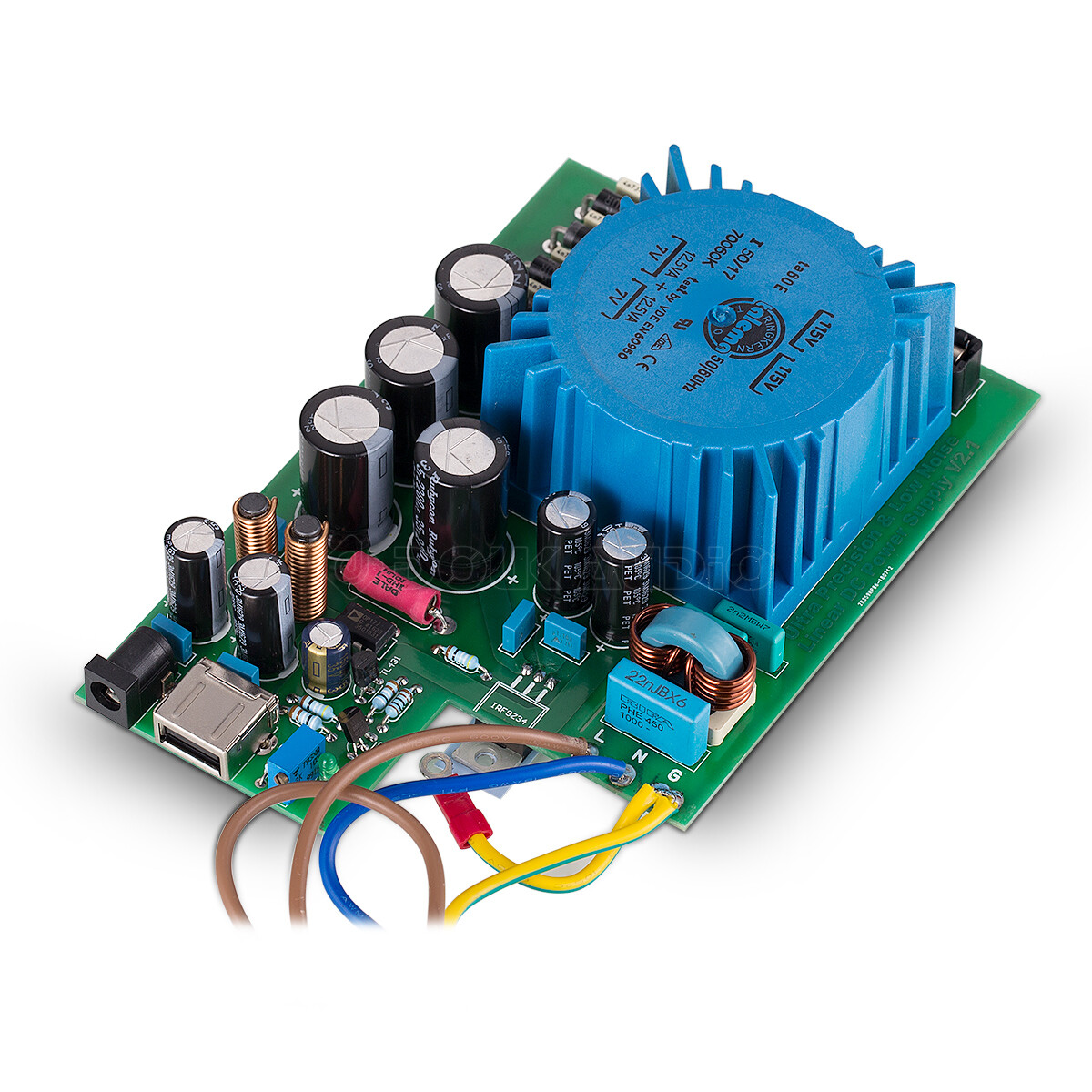 USB /DC 5V 25W Regulated Linear Power Supply for Digital Interface DAC Amplifier