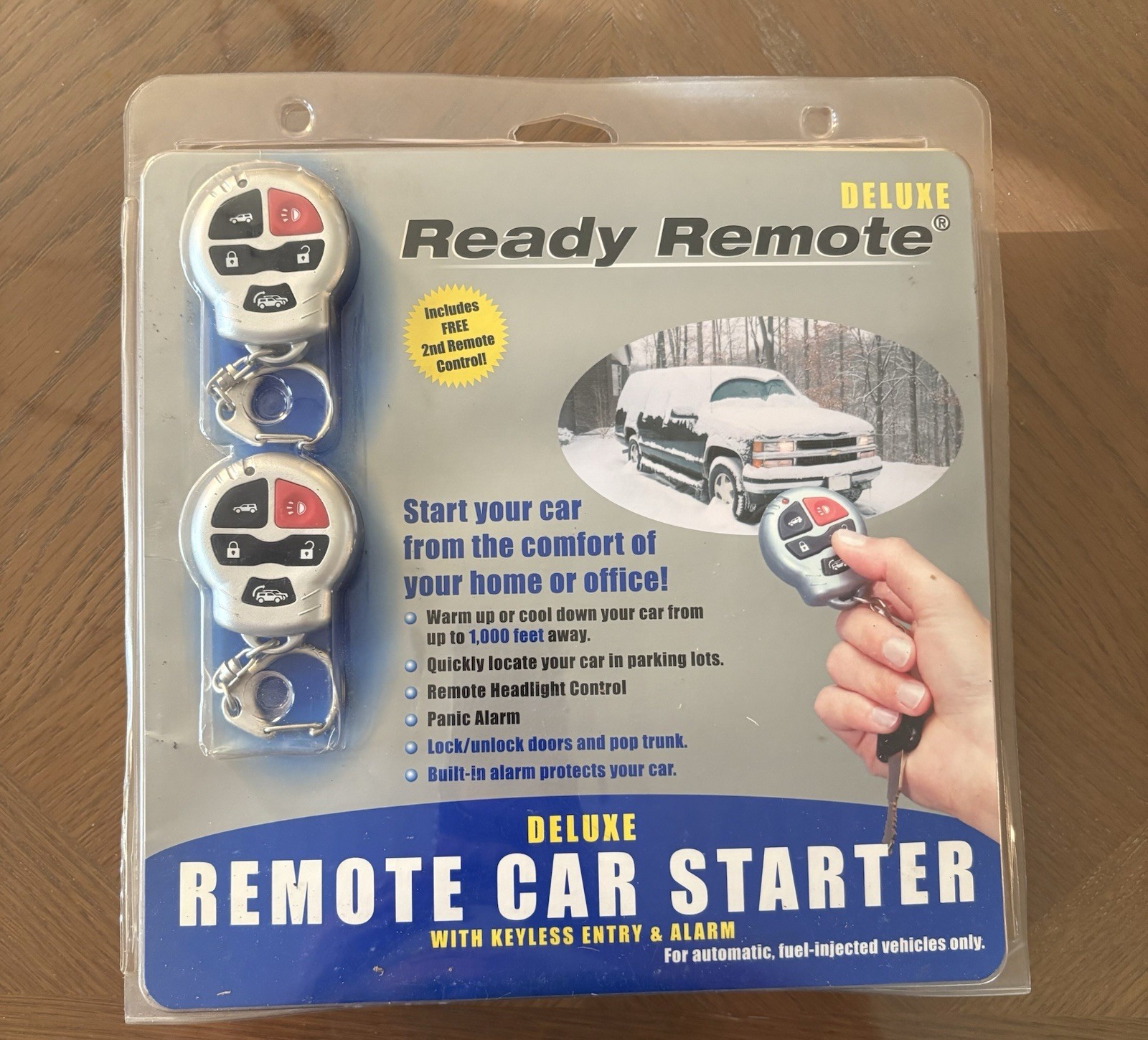 Deluxe Tech Ready Remote Car Starter Remote Control Keyless Entry Panic  Alarm