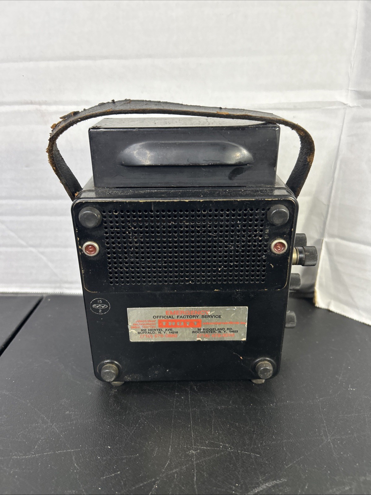 Vintage Weston AC Voltmeter Zero Corrector Meter Model 433 (untested)