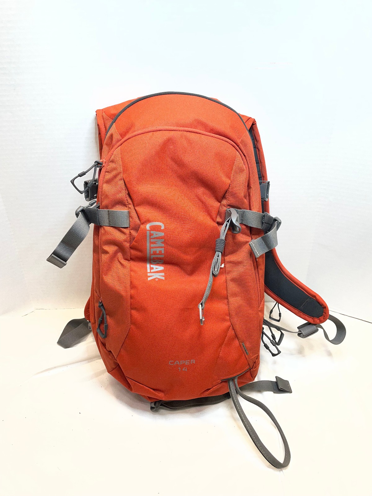 CamelBak Caper 14 Orange Lightweight Hydration Backpack Bladder Water
