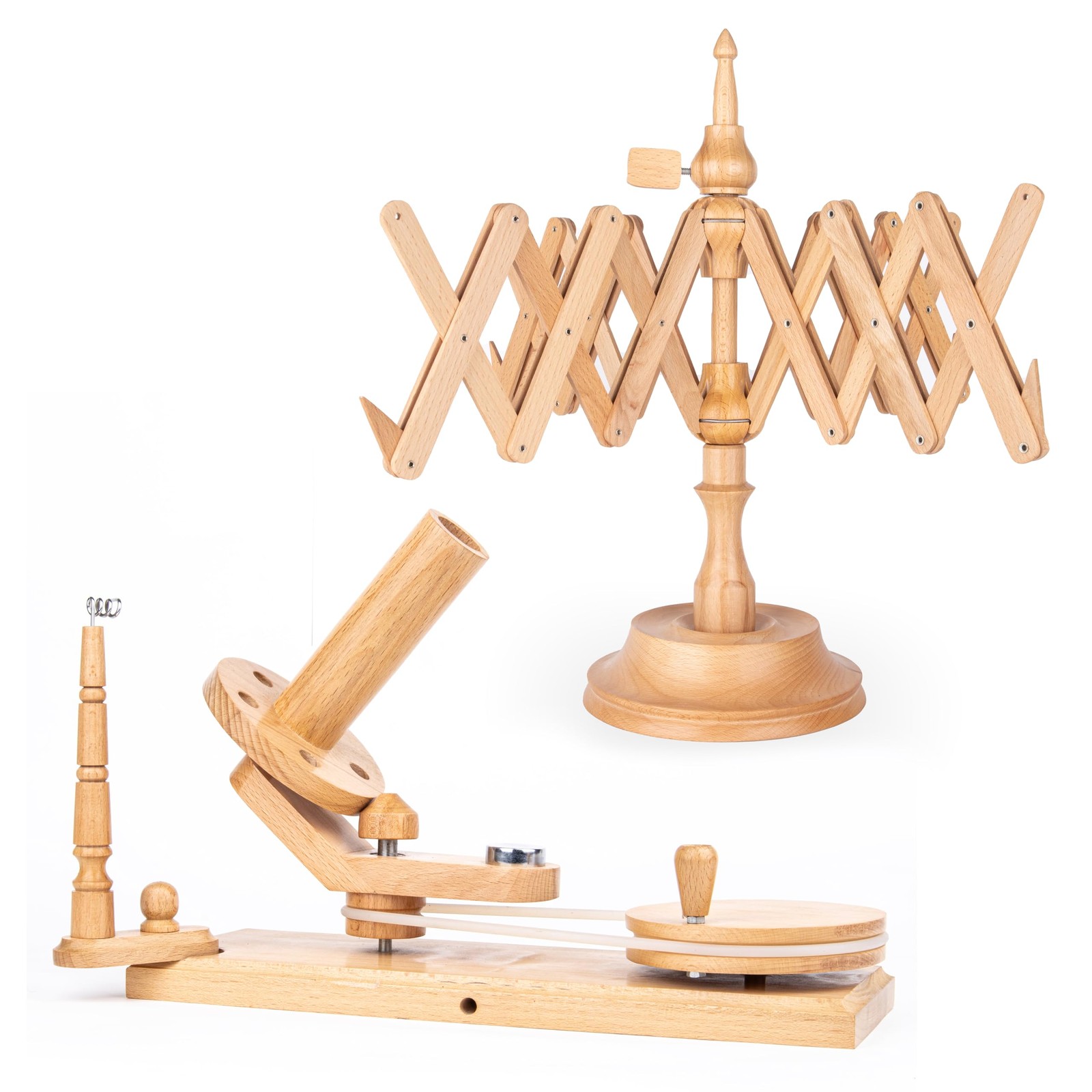 Well Crafted Yarn Swift and Winder Combo - Yarn Cake Winder, Yarn Winder and