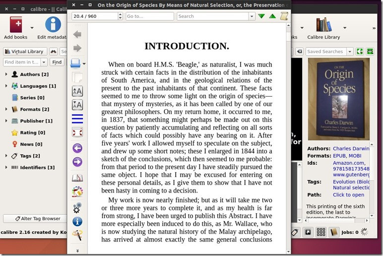 Calibre E-Book Manager & E-Reader Software for Windows & MacOS on USB or DVD