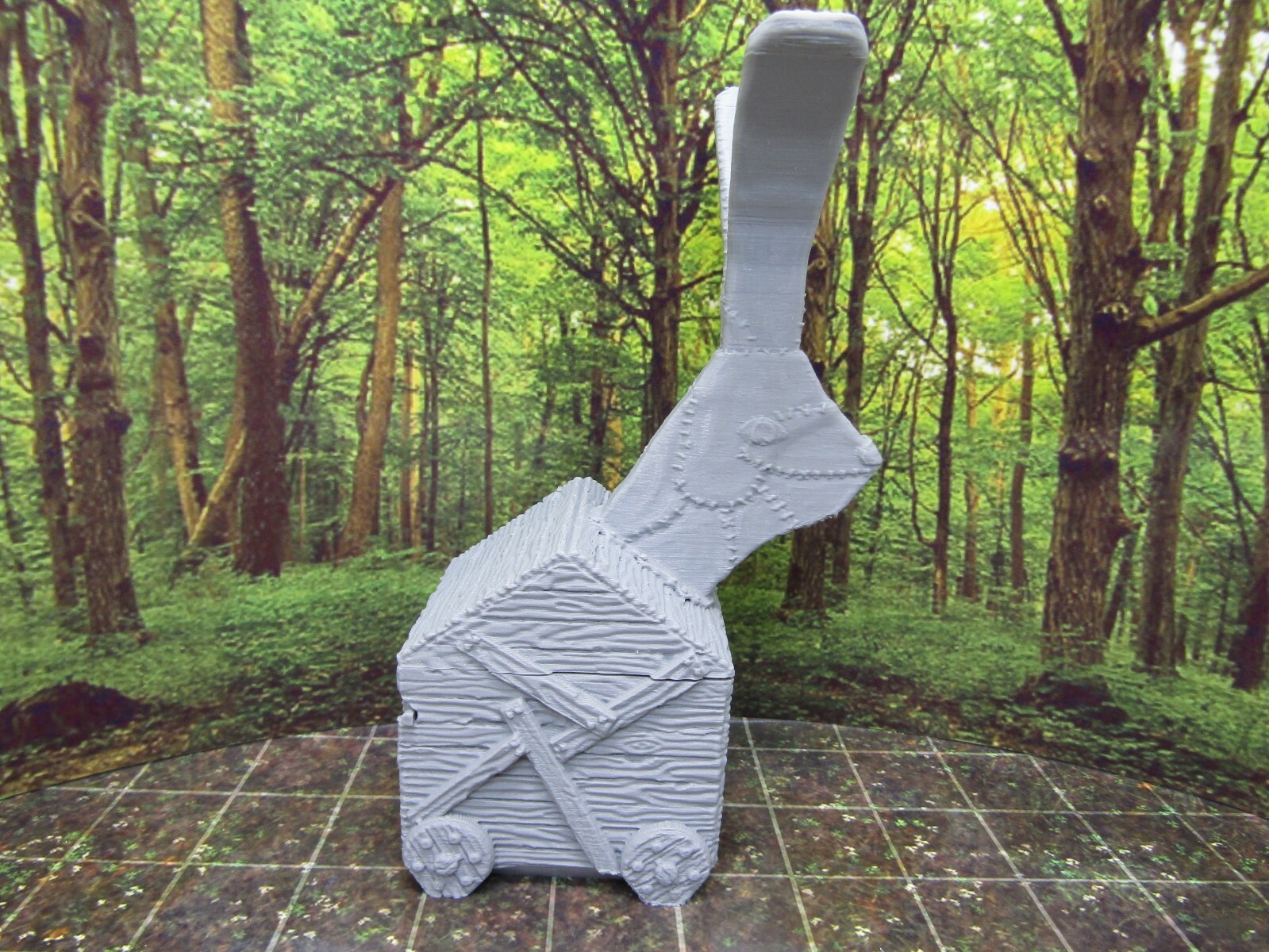 Trojan Siege Rabbit Miniature Mini Scenery Terrain 3D Printed Model D&D Piece