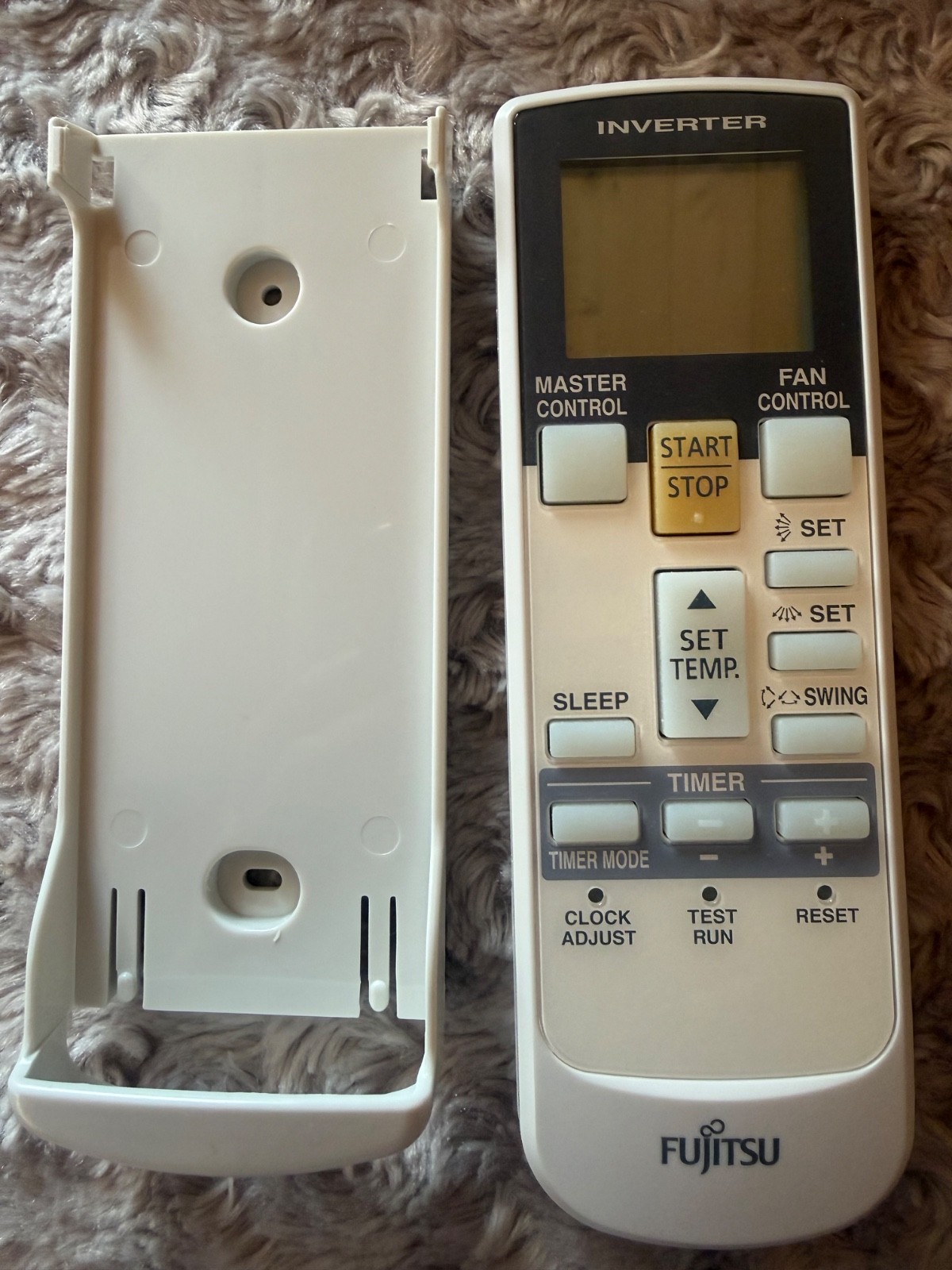 FUJITSU REMOTE CONTROL AR-RY16 ~ with Wall Mount Holder OEM