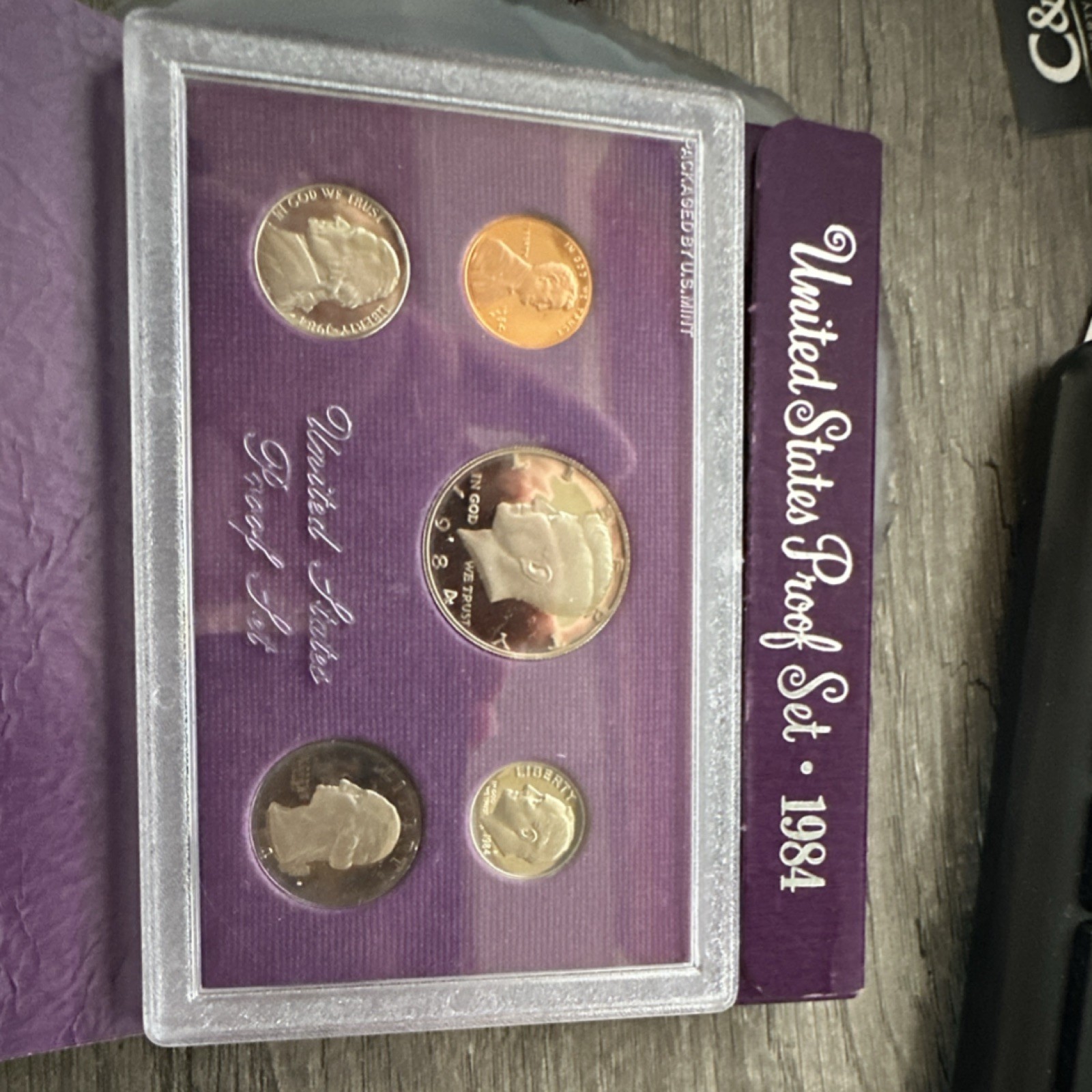 1984 United States Proof Set Proof Strike Uncirculated in Original Holder