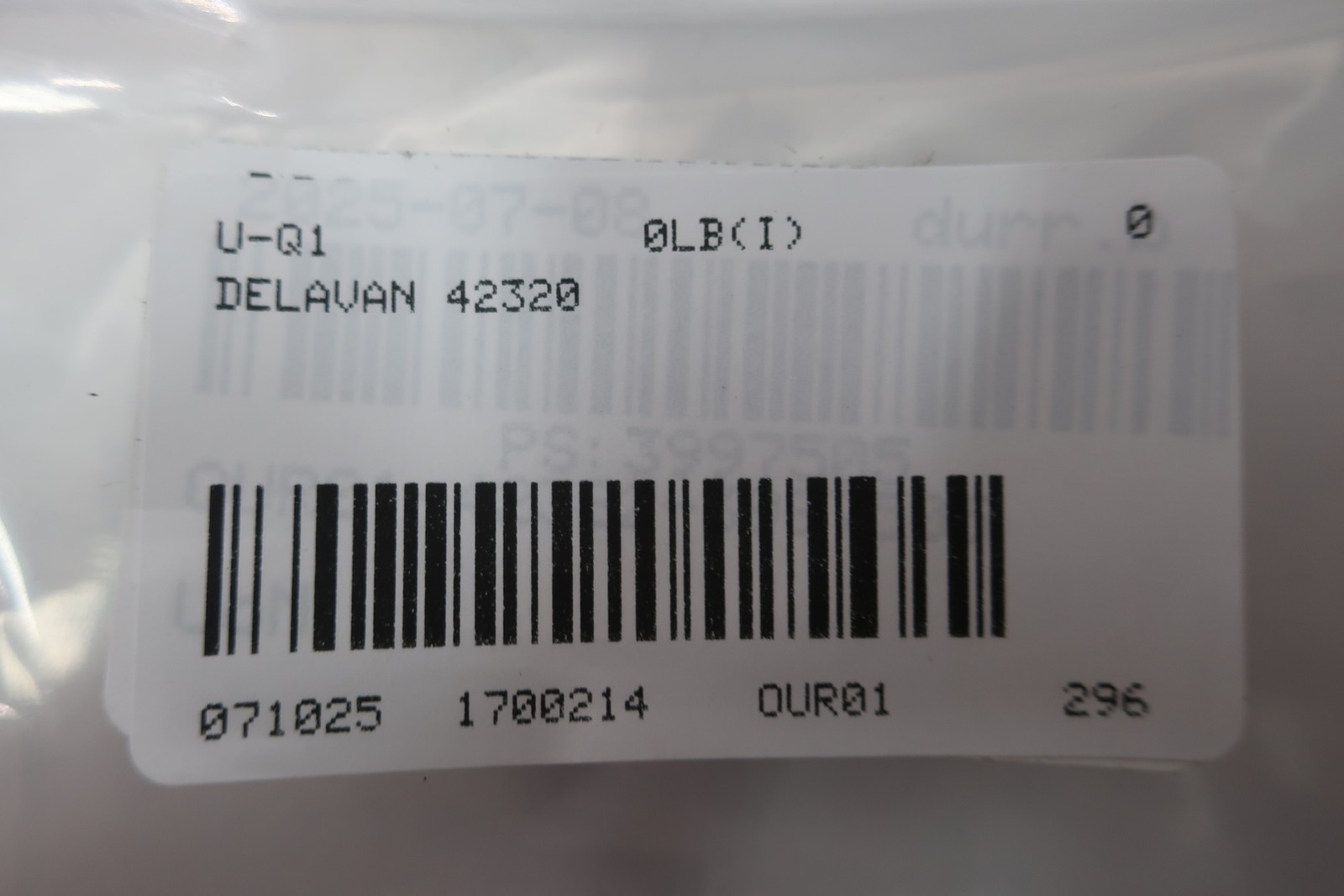 Delavan 42320 Cap Analog Transmitter