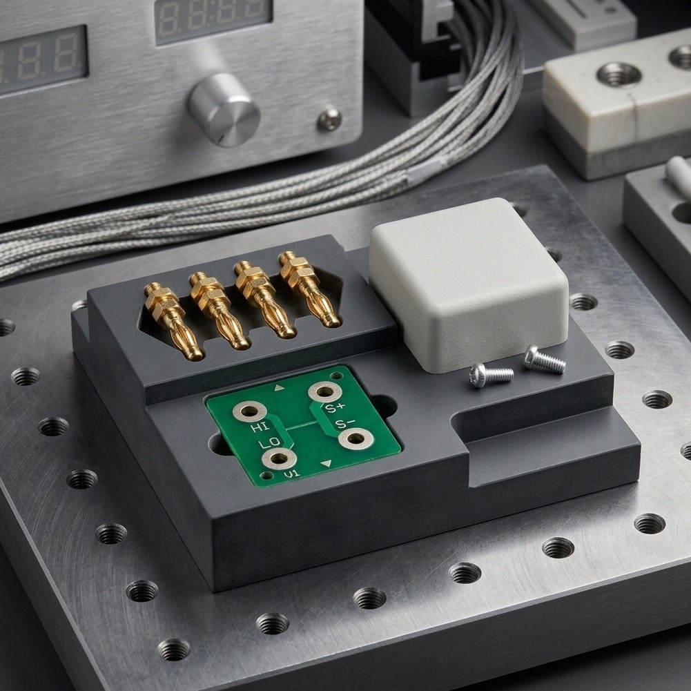 4 Wire Shorting Connector for HI LO Pin Shorting on Digital Multimeters