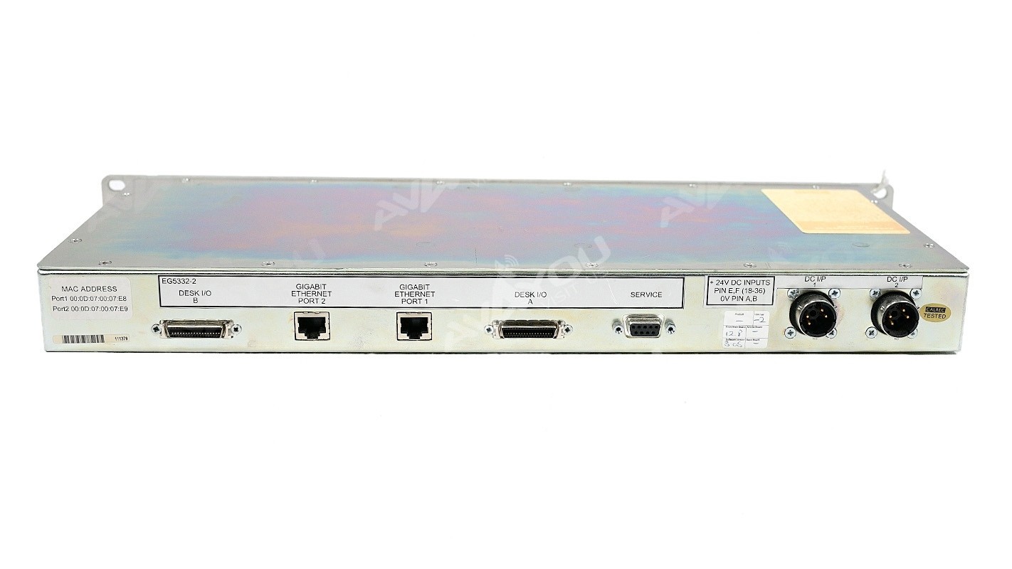 Calrec EG53322-2 Gigabit Console Interface IP for Hydra Audio Console Networking