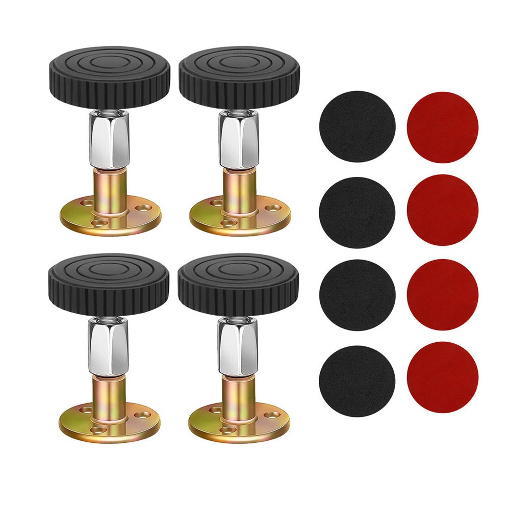 4X Threaded Bed Frame Anti-Shake Stabilizer Tool Adjustable Headboard Stoppers
