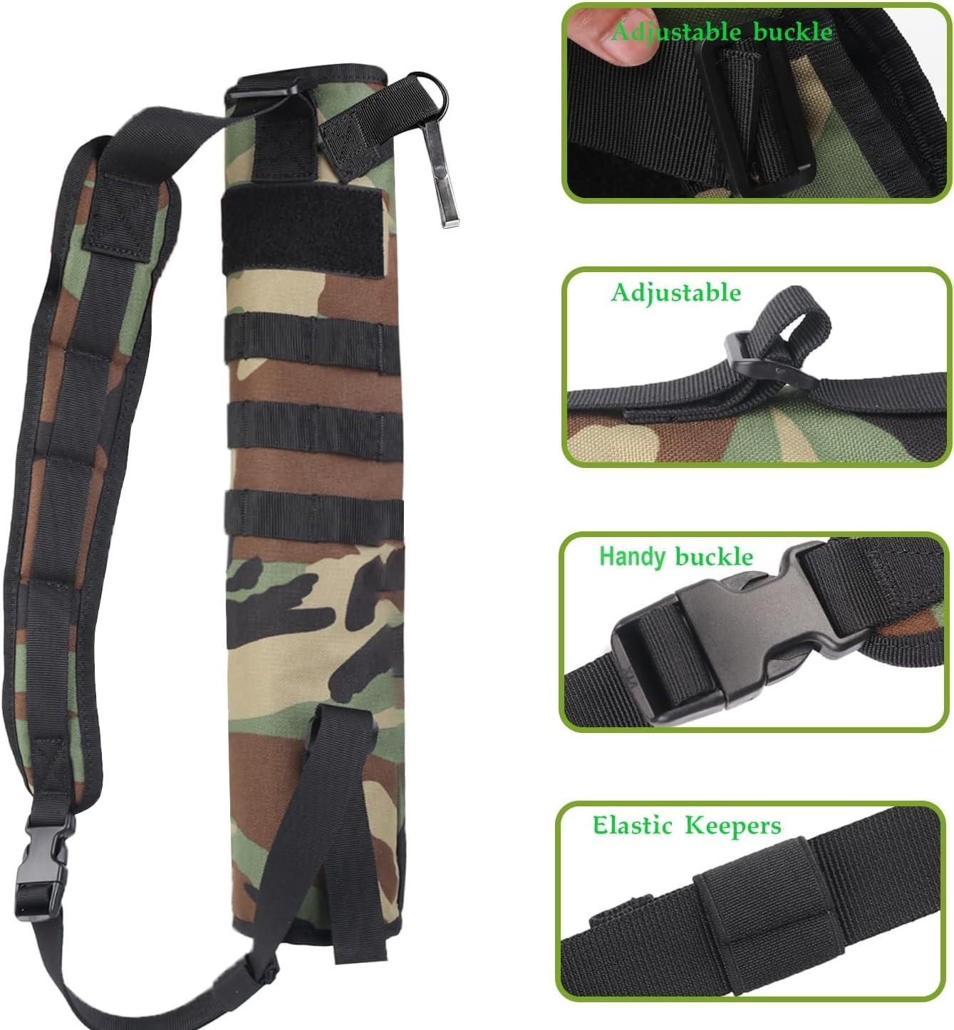 Customizable Molle Back Arrow Quiver - Perfect for Target Shooting Enthusiasts
